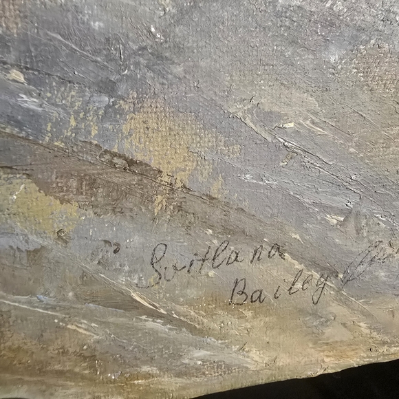 Original Hand Painted, Pallet Knife Textured, Oil Painting - Picture 5 of 5